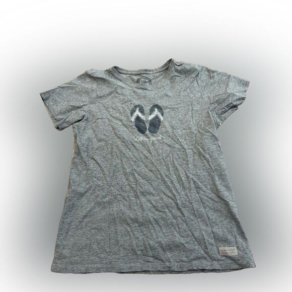 Life is Good Flip Flop Tshirt - Picture 1 of 3